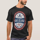 Oak Island Treasure Hunting Retro Templar Knight T T-shirt (Voorkant)