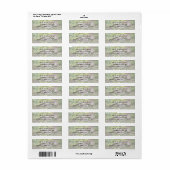Oak Leaf en Chickweed Etiket (Full Sheet)