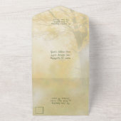 Oak Leaves Herfst Verjaardagsviering Uitnodiging (Buitenkant)