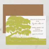 Oak met Spaans Moss door de Marsh Invite Kaart (Voorkant / Achterkant)
