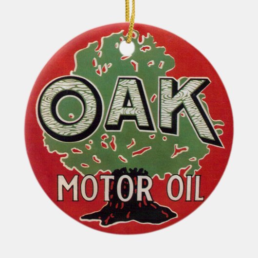 Oak Motorolie Keramisch Ornament (Voorkant)