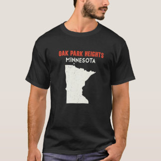 Oak Park Heights Minnesota USA State America Trave T-shirt