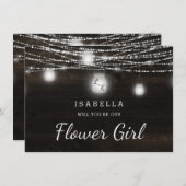 Oak Ridge Rustic Soyez notre carte de proposition  (Devant / Derrière)