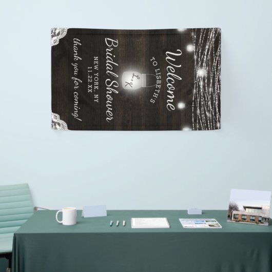 Oak Ridge Rustiek Donker Hout Vrijgezellenfeest We Spandoek (Beurs)