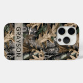 Oak Tree Camouflage Personalized Case-Mate iPhone Case (Achterkant (horizontaal))