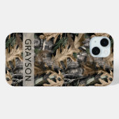 Oak Tree Camouflage Personalized Case-Mate iPhone Case (Achterkant (horizontaal))