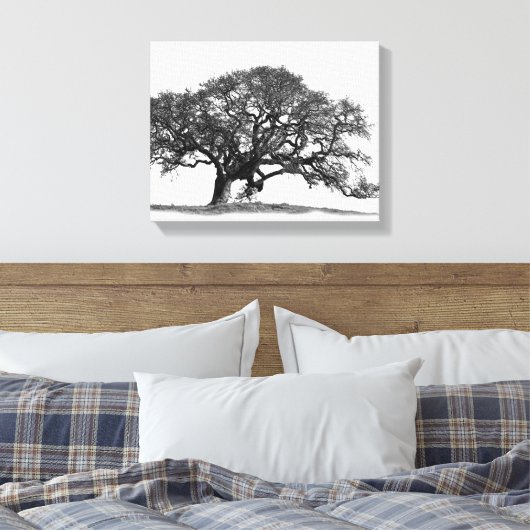 OAK TREE CANVAS AFDRUK (Insitu (Slaapkamer))
