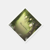 Oak Tree Enchanted Forest Garden bruiloft servette Servetten (Hoek)