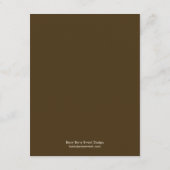 Oak Tree Fall Weddenschapskaart Informatiekaartje (Achterkant)