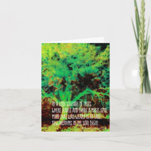 Oak Tree Poetry All Occassies Kaart