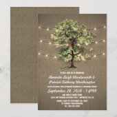  Oak Tree repetitie dineruitnodigingen Kaart (Voorkant / Achterkant)