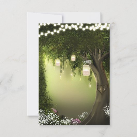 Oak Tree Rustique Enchanted Forest Garden RSVP Rép (Dos)