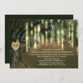 Oak Tree Spaans Mos Verlovingsfeest Uitnodigingen (Voorkant / Achterkant)