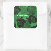 Oak Tree voor de Win Vierkante Sticker (Tas)