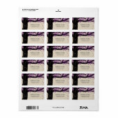 Oak Tree Wedding Adresetiketten Etiket (Full Sheet)