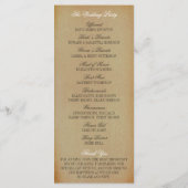  Oak Tree Wedding Collectie - Programma (Achterkant)