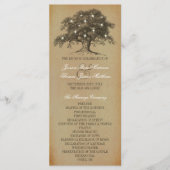  Oak Tree Wedding Collectie - Programma (Voorkant)