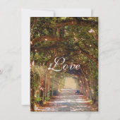 Oak Tree Wedding Uitnodiging (Achterkant)