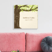 Oak Tree Wrapped Canvas Art - Green Afdruk (Insitu (Woonkamer))