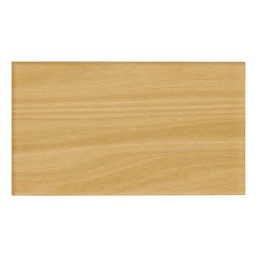 Oak Wood Naambadge (Voorkant)
