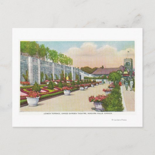 Oakes Garden Theater Lower Terrace Briefkaart (Voorkant)