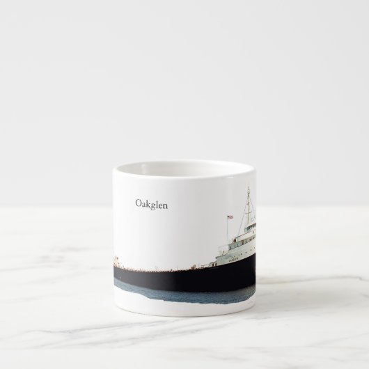 Oakglen (vieux) découpe expresso mug (Devant)