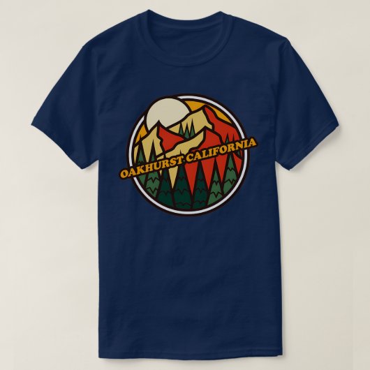 Oakhurst California Mountain Hiking TShirt 8 (Design voorkant)