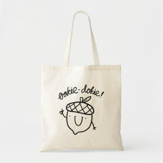 Oakie Dokie Schattige Acorn Pun Canvas tas