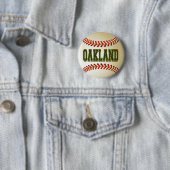 OAKLAND BASEBALL RONDE BUTTON 5,7 CM (In situ)