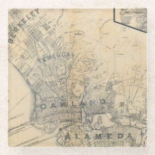 Oakland, Berkeley, Alameda Glazen Onderzetter