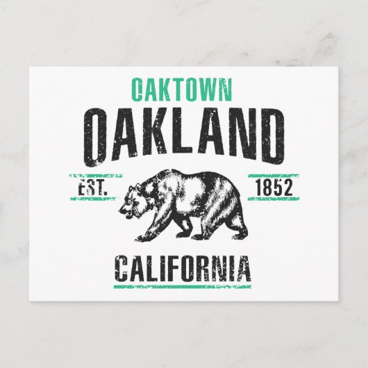 Oakland Briefkaart (Voorkant)
