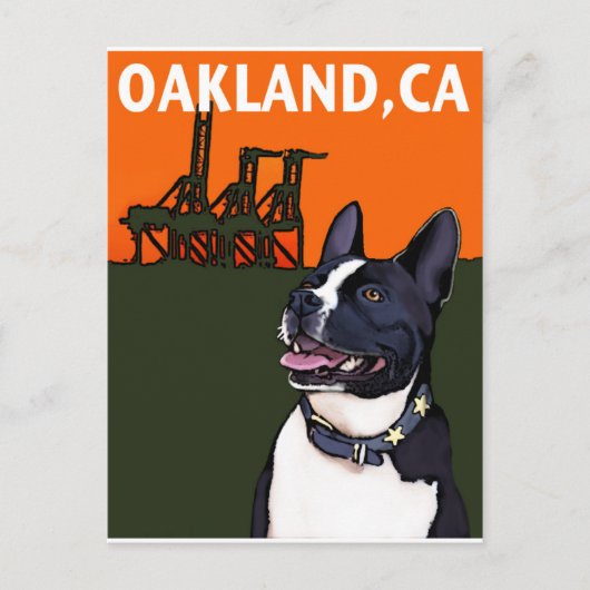 OAKLAND, CA Mutt - Harry Briefkaart (Voorkant)