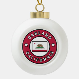 Oakland California Keramische Bal Ornament