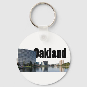 Oakland California met Oakland in de Sky Sleutelhanger