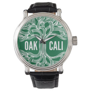 Oakland California Oak Watch design Horloge