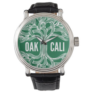 Oakland California Oak Watch ontwerp Horloge