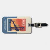 Oakland, Californië Bagagelabel (Voorkant horizontaal)