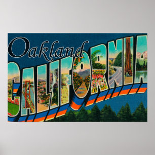 Oakland, Californië - Grote Letter-scènes 2 Poster