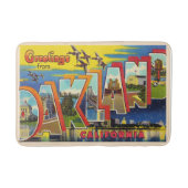 Oakland Californië grote postauto Badmat (Voorkant)