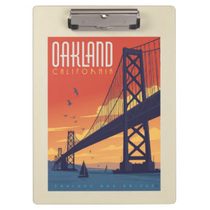 Oakland, Californië Klembord