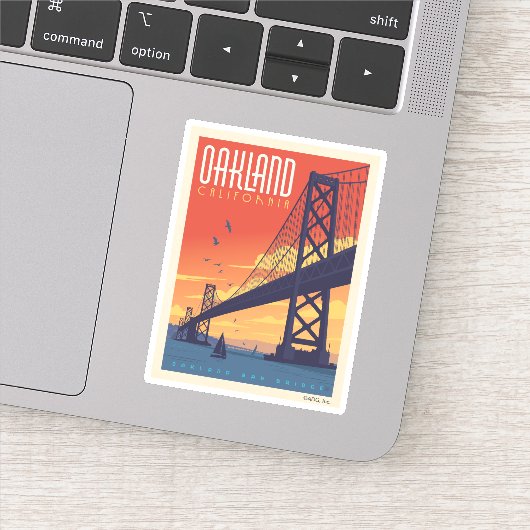 Oakland, Californië Sticker (Detail)