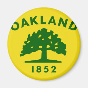 Oakland, Californië, Verenigde Staten vlag Magneet