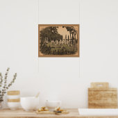 Oakland Cemetery, Atlanta, GA Poster (Keuken)
