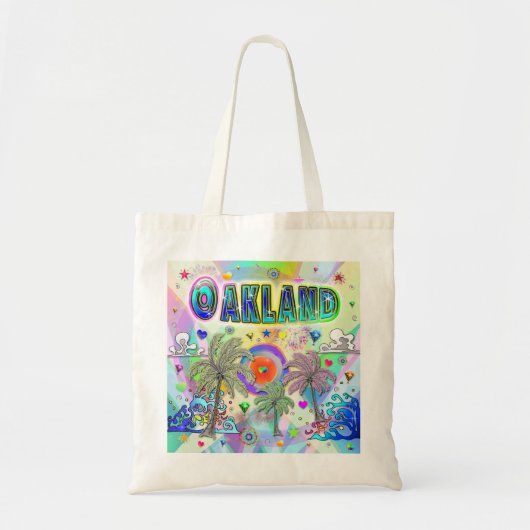 Oakland Deep Dream Canvas tas (Voorkant)