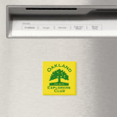 Oakland Explorers Club Magnet Magneet (Insitu (Vaatwasser))