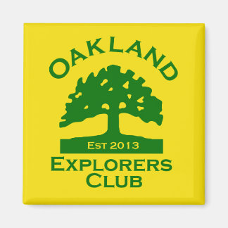 Oakland Explorers Club Magnet Magneet