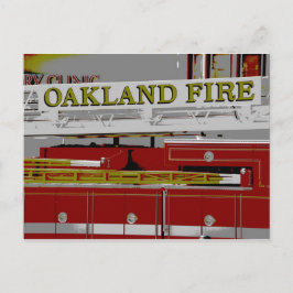 Oakland Fire Briefkaart
