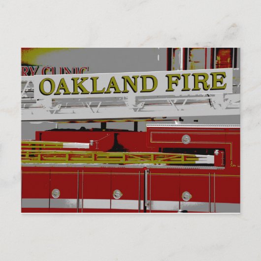 Oakland Fire Briefkaart (Voorkant)
