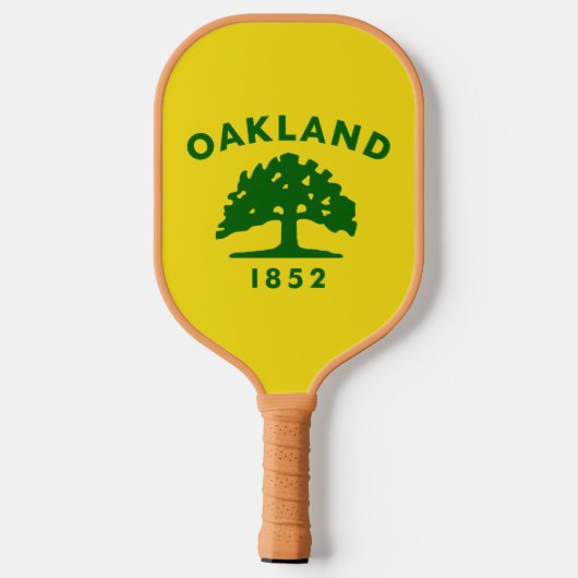 Oakland Flag, Californië Pickleball Paddle (Achterkant)