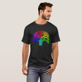 Oakland Pride Rainbow-boom T-shirt (Voorkant volledig)